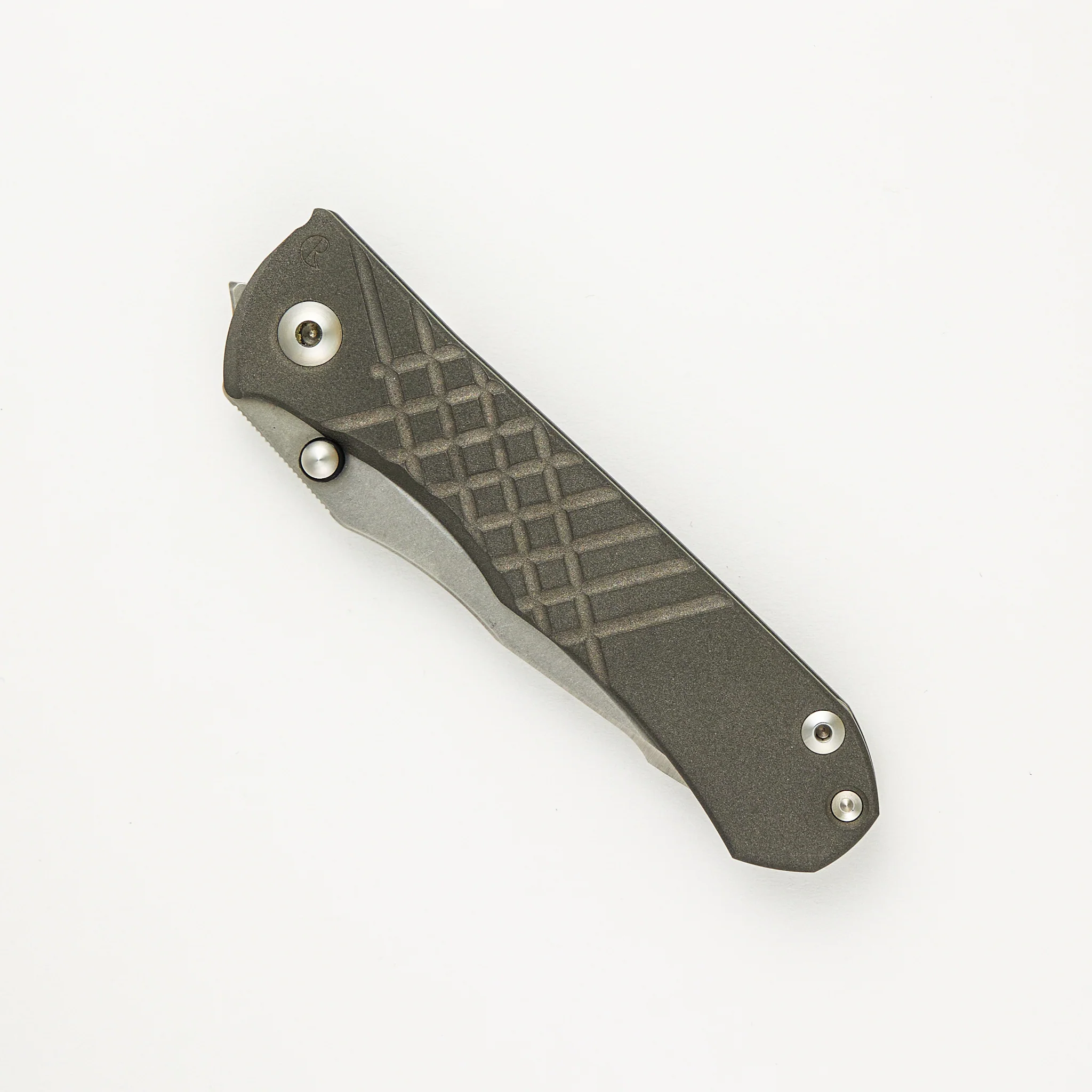 Umnumzaan - Drop Point CPM S45VN Blade - Titanium Handle - Image 3