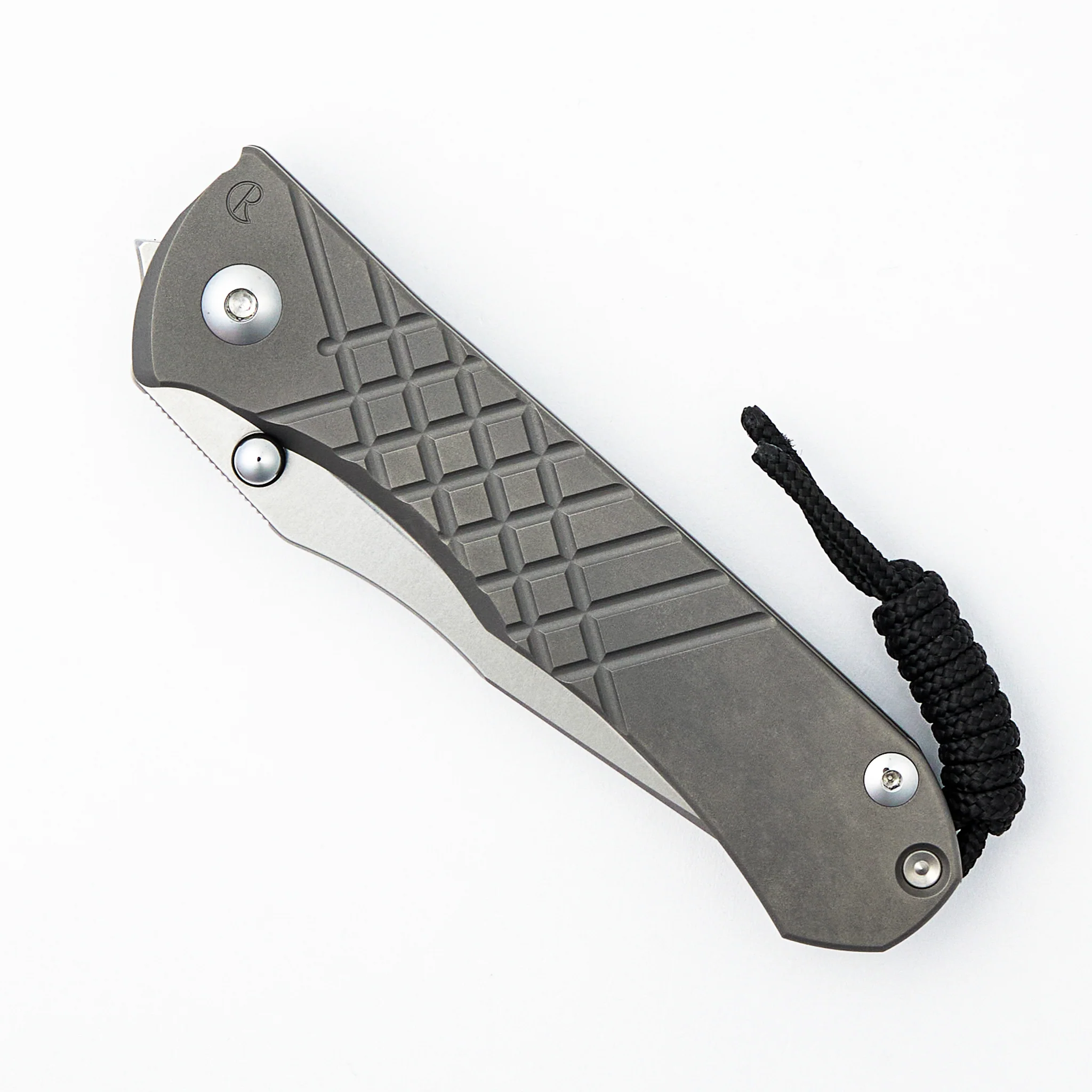 Umnumzaan - Tanto CPM MagnaCut Blade - Glass Blasted - Titanium Handle - Image 3