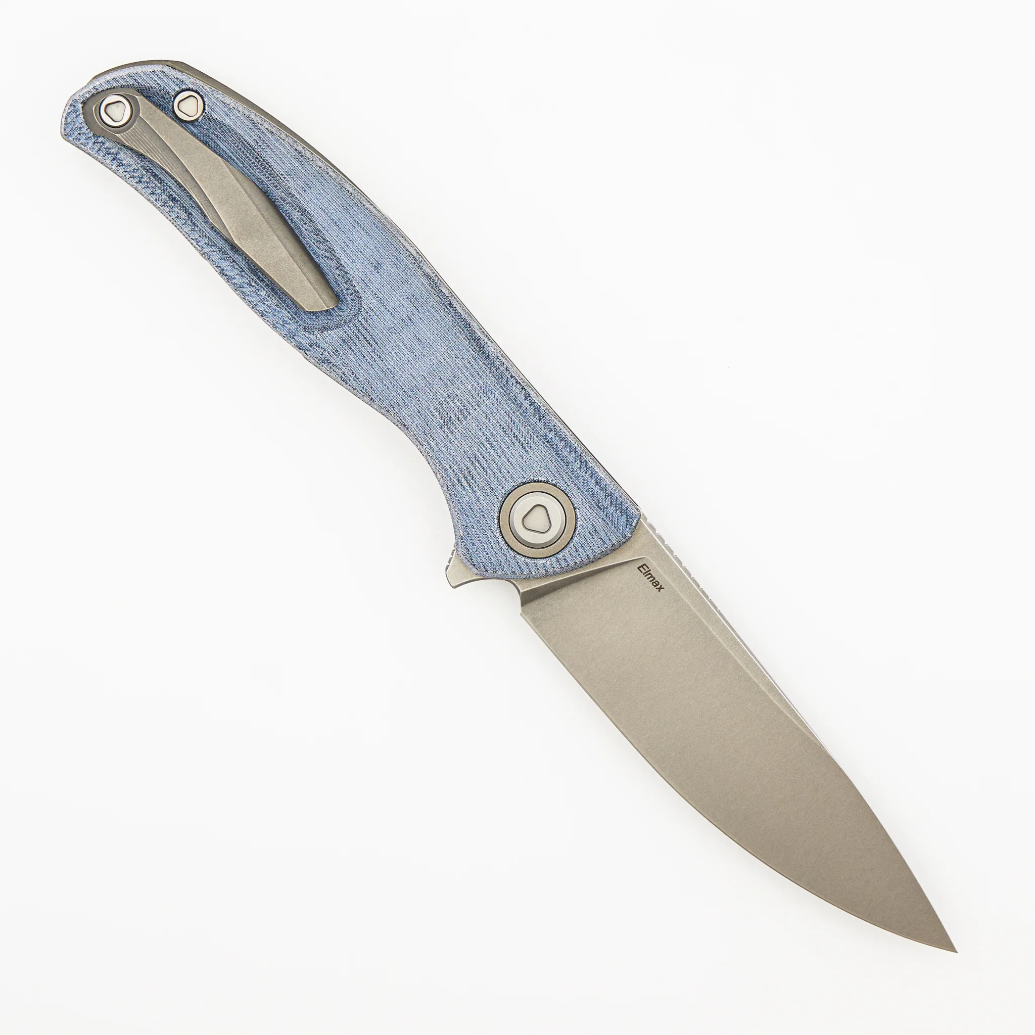 Ursus F95 - Blue Micarta Handle - Elmax Blade - MRBS - Image 2