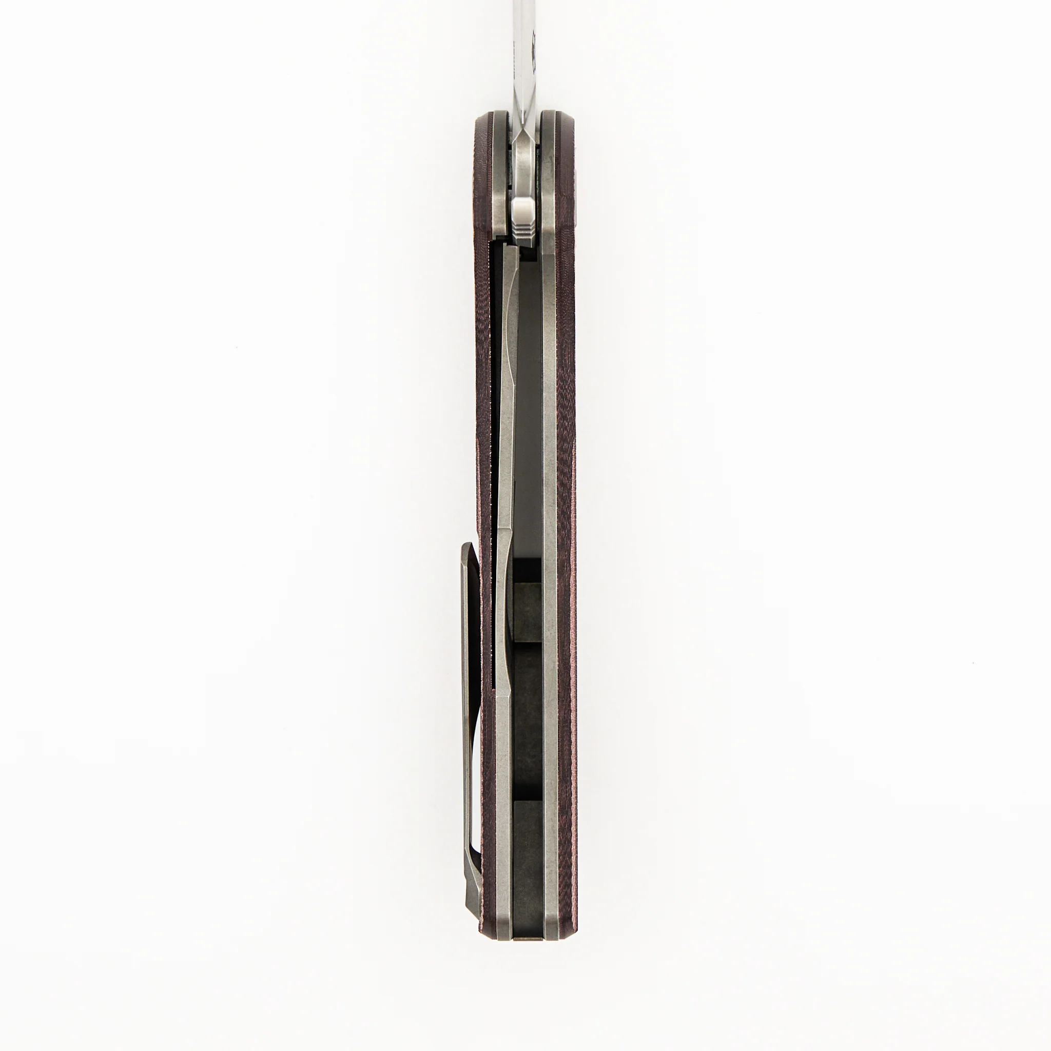 Ursus F95 - Maroon Micarta Handle - Elmax Blade - MRBS - Image 6