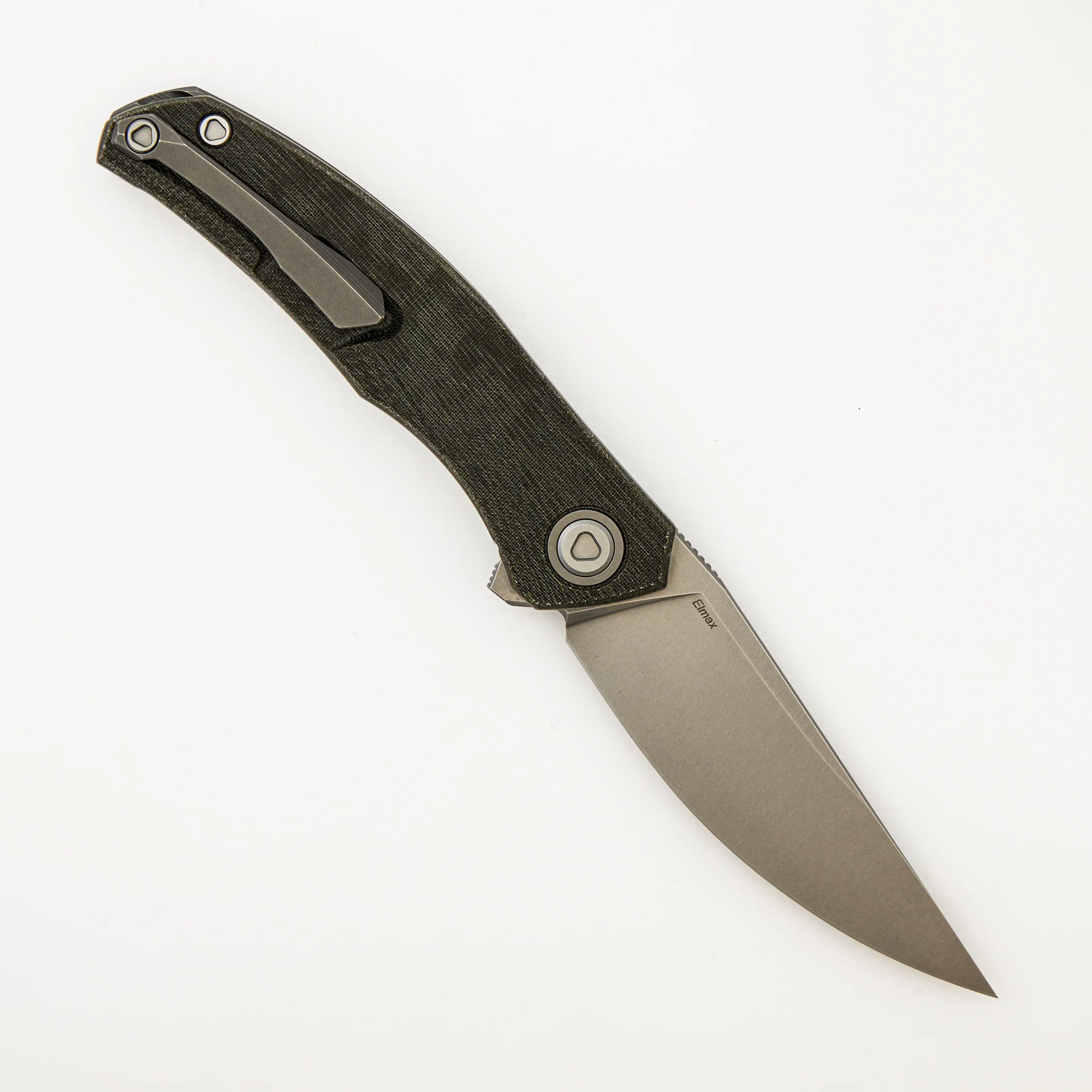 Ursus Q95 - Green Micarta Handle - Elmax Blade - MRBS - Image 2
