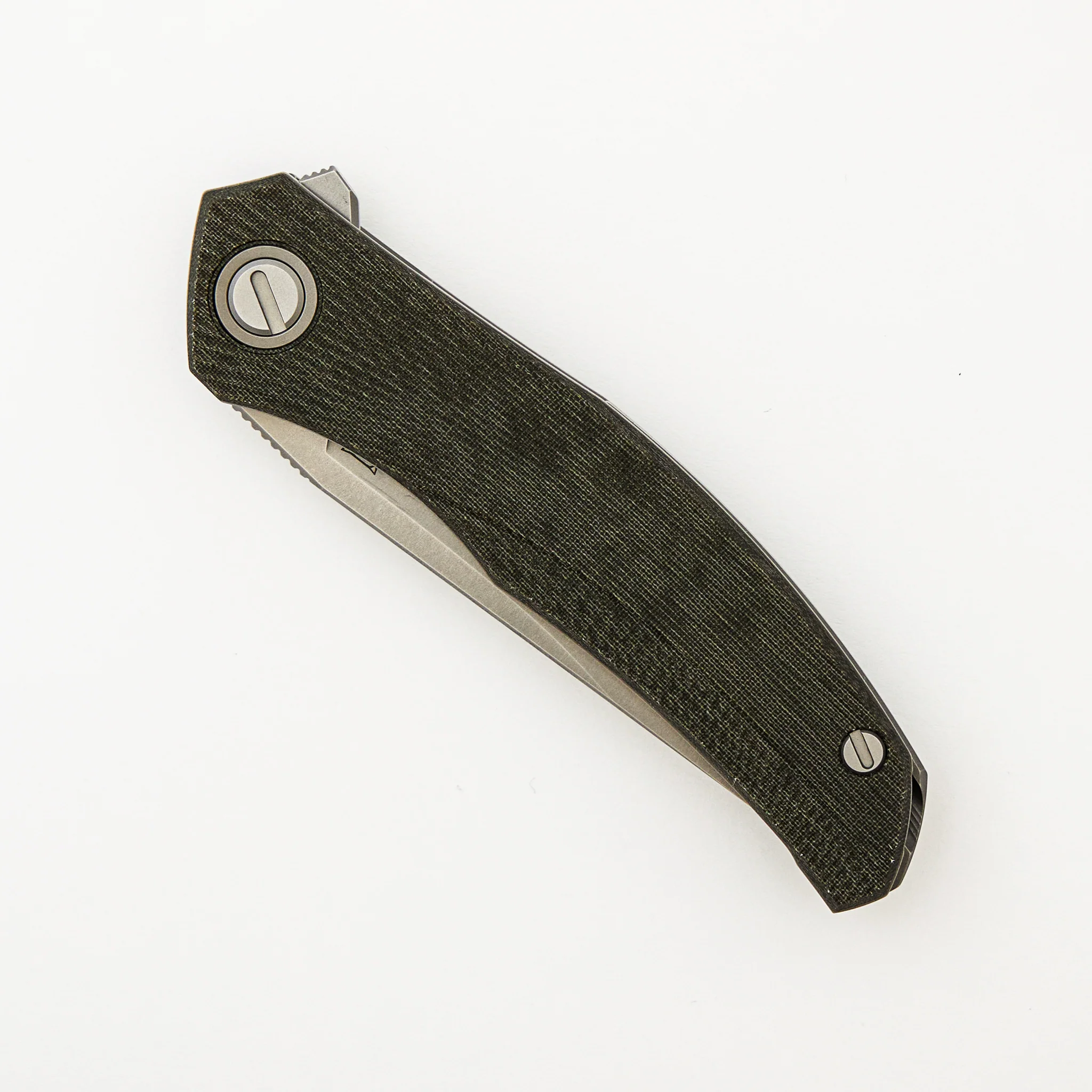 Ursus Q95 - Green Micarta Handle - Elmax Blade - MRBS - Image 3