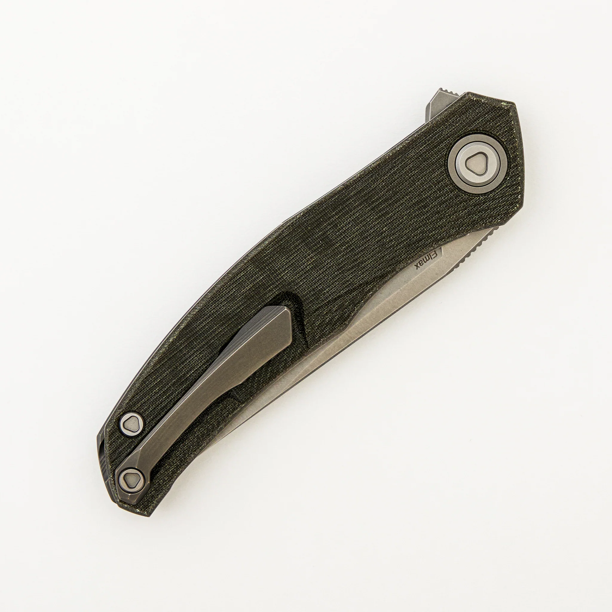 Ursus Q95 - Green Micarta Handle - Elmax Blade - MRBS - Image 4