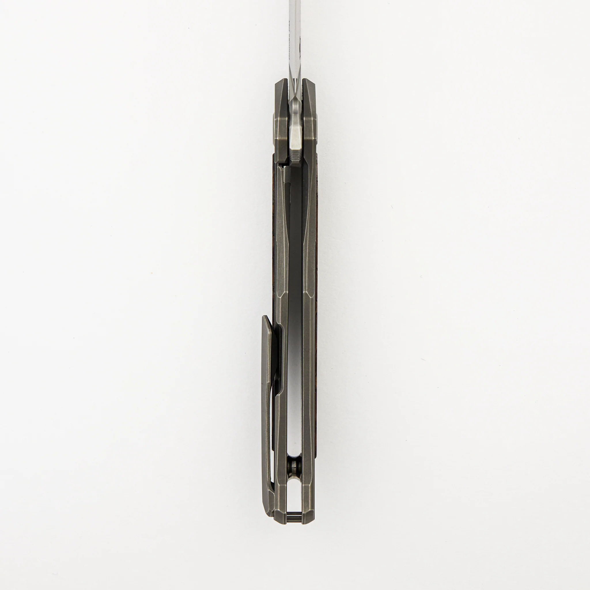 Ursus Quantum - Cromax PM Blade - Titanium Handle - Brown Ash Wood Inlay - MRBS - Image 20