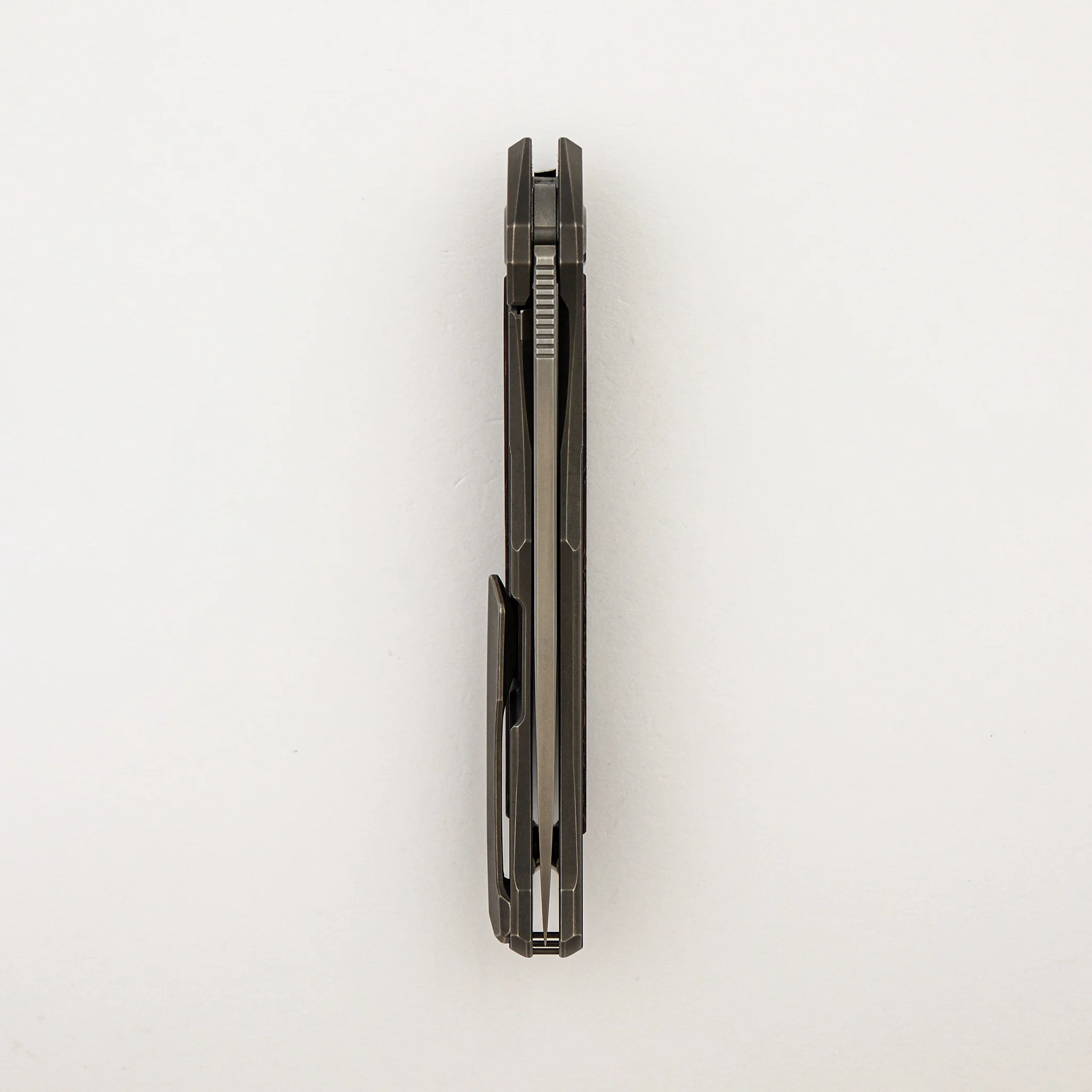 Ursus Quantum - Cromax PM Blade - Titanium Handle - Red Ash Wood Inlay - MRBS - Image 26