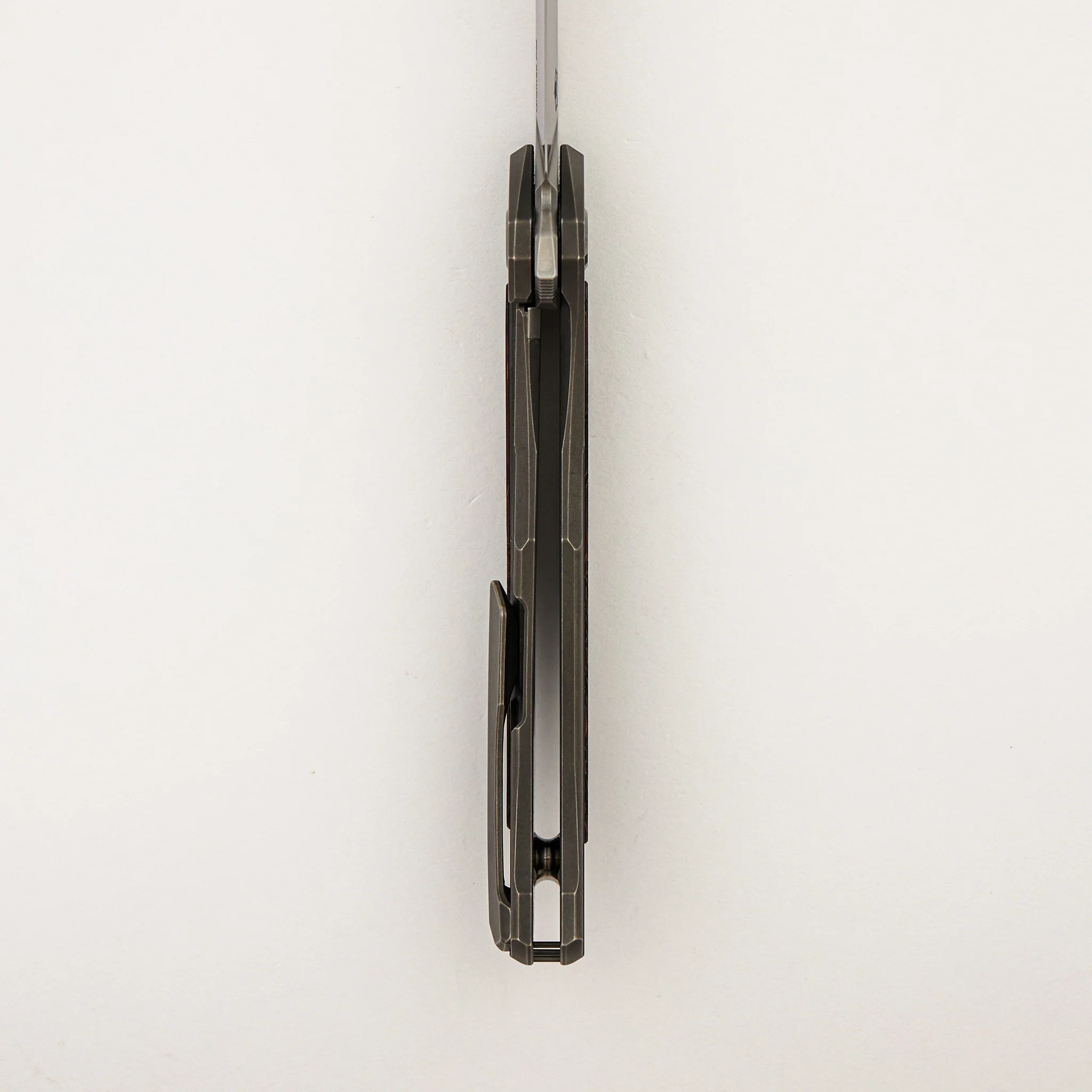 Ursus Quantum - Cromax PM Blade - Titanium Handle - Red Ash Wood Inlay - MRBS - Image 27