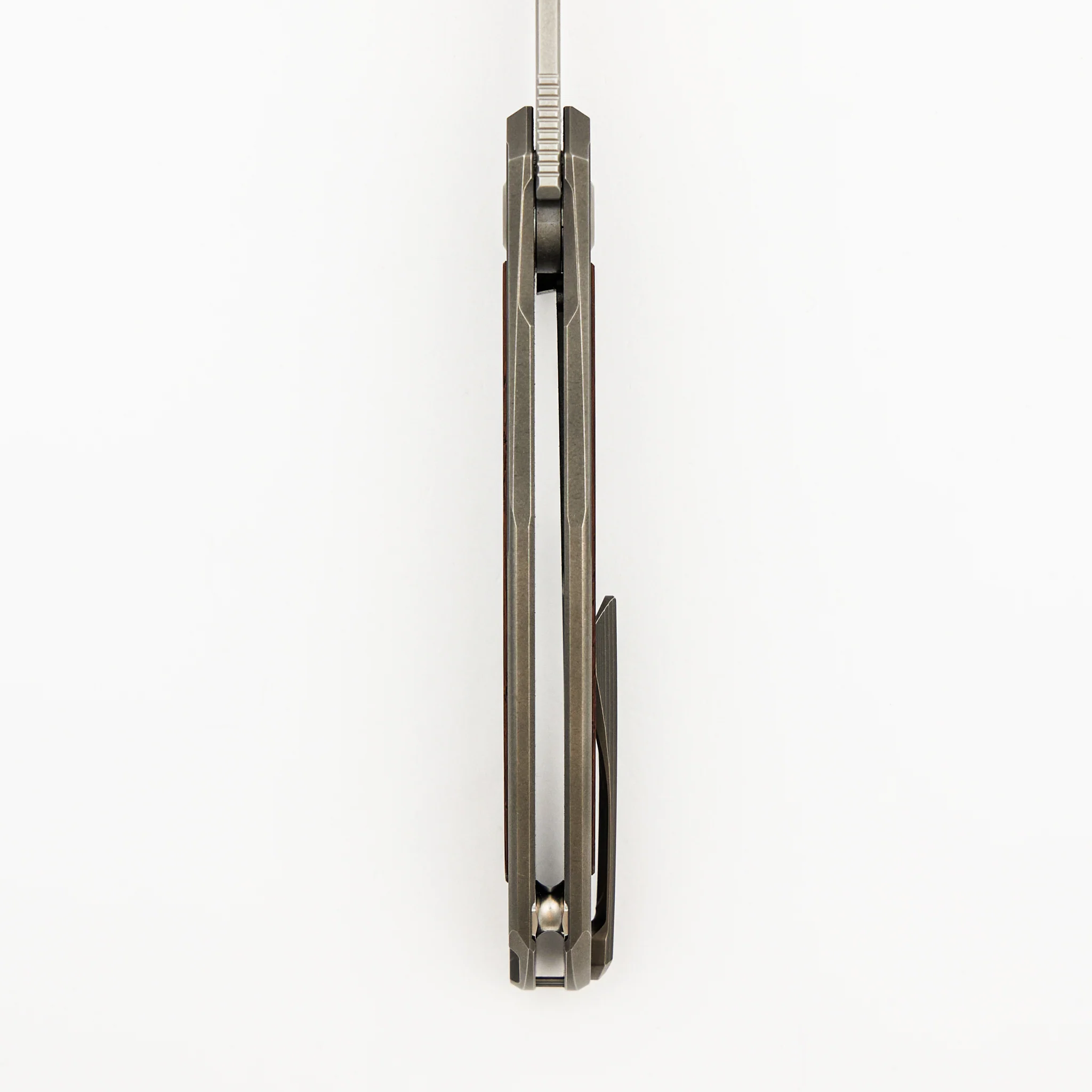 Ursus Quantum - Cromax PM Blade - Titanium Handle - Wood Inlay - SRBS - Image 7