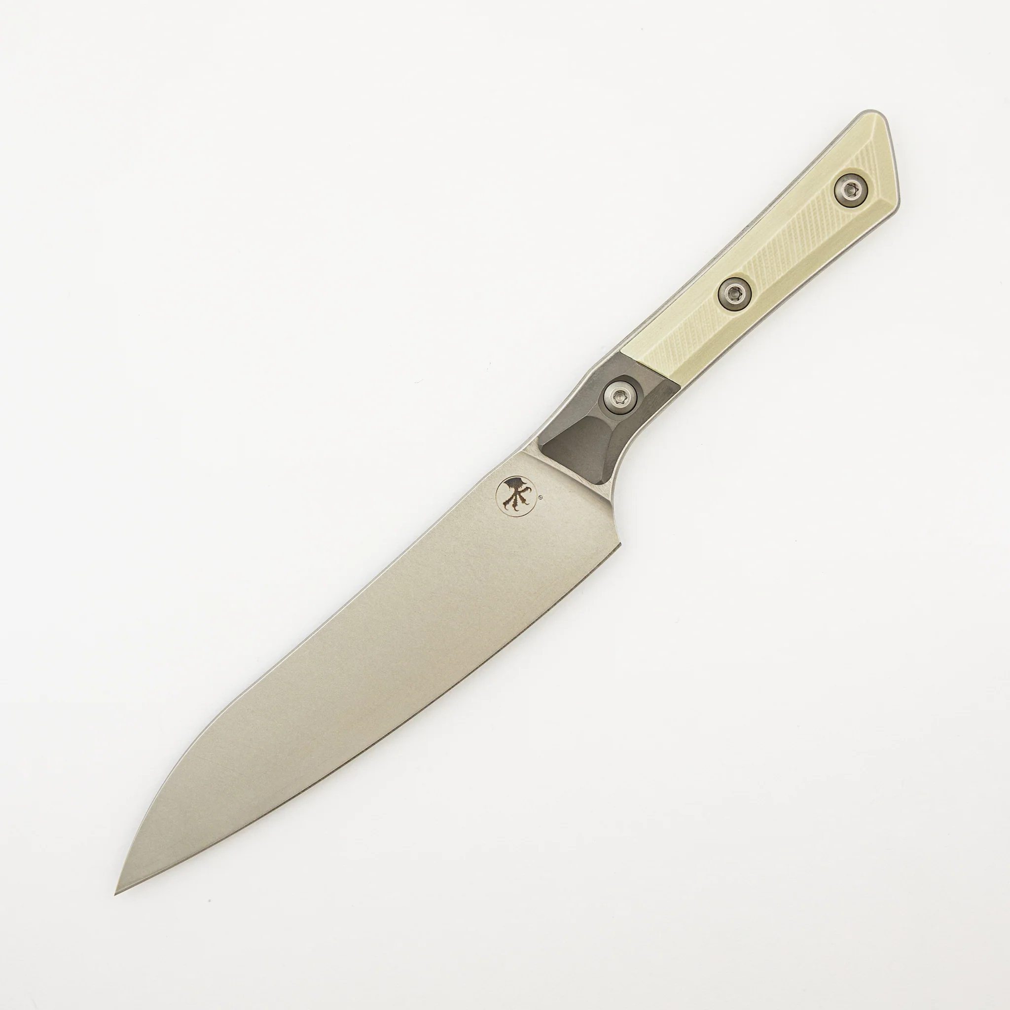 Utility - G10 Ivory - Bead Blast Bolster - Stonewash Standard - 3400B-10 IV