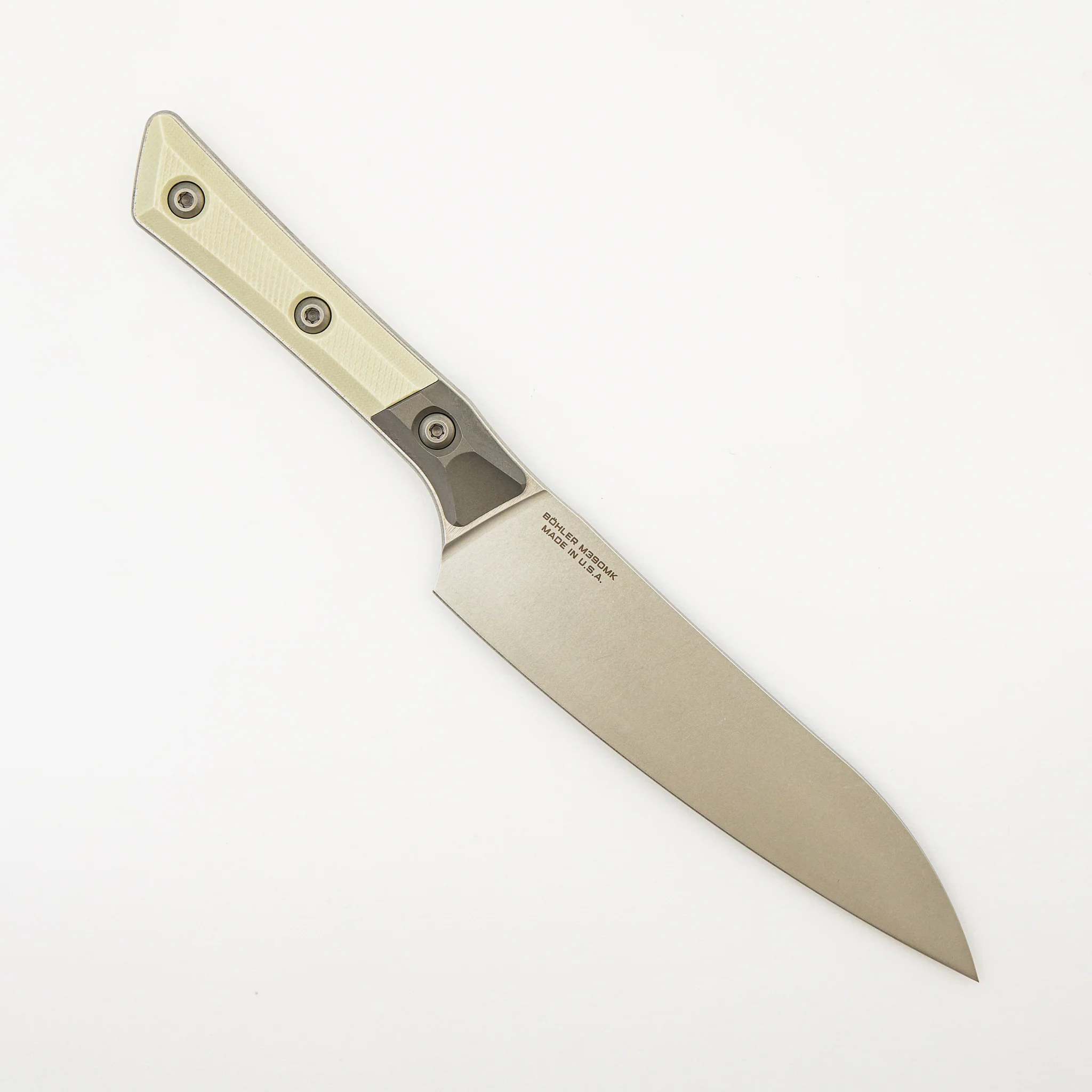 Utility - G10 Ivory - Bead Blast Bolster - Stonewash Standard - 3400B-10 IV - Image 2