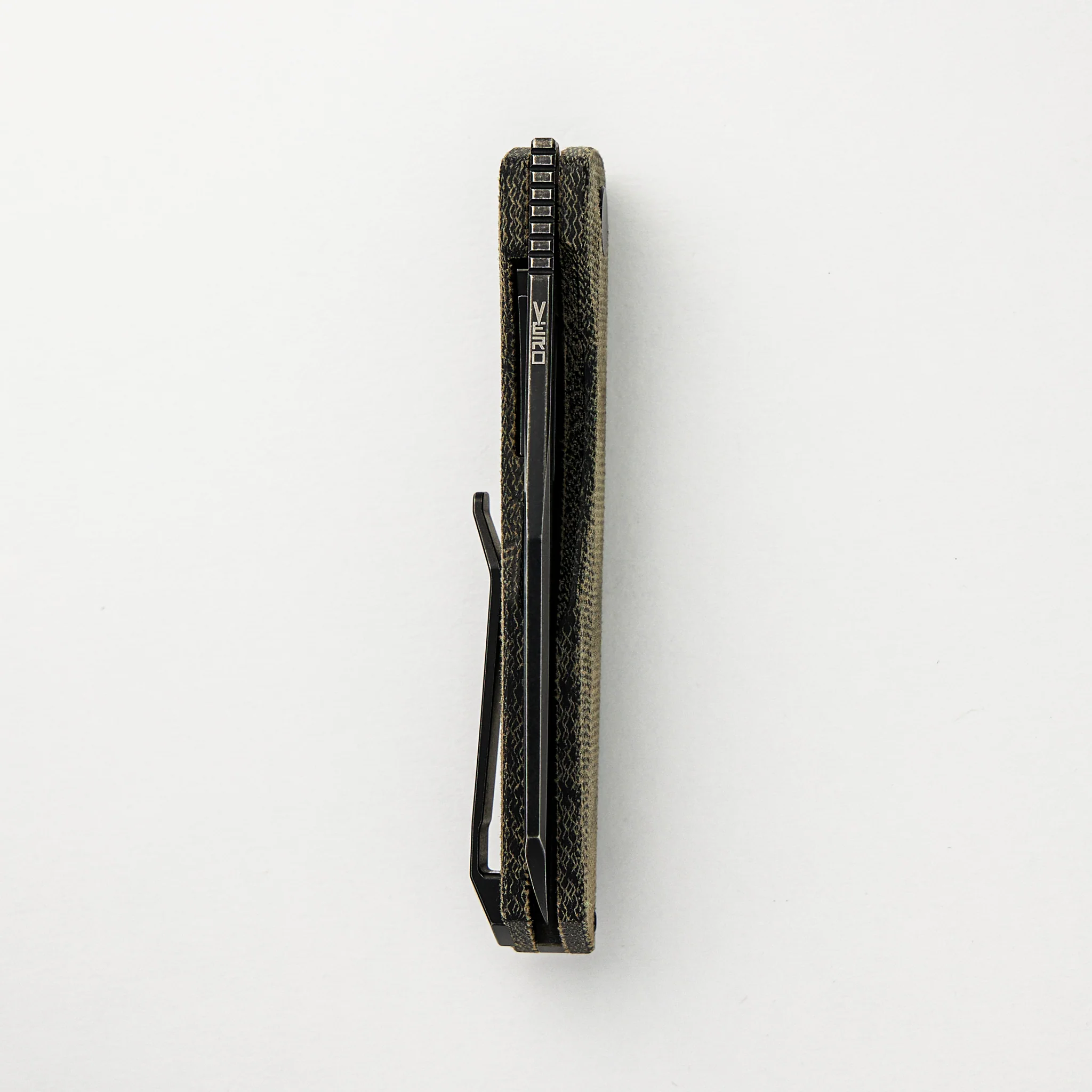 Axon Blackwash Sheepsfoot M390 Blade Black Micarta Handle Liner Lock - Image 5