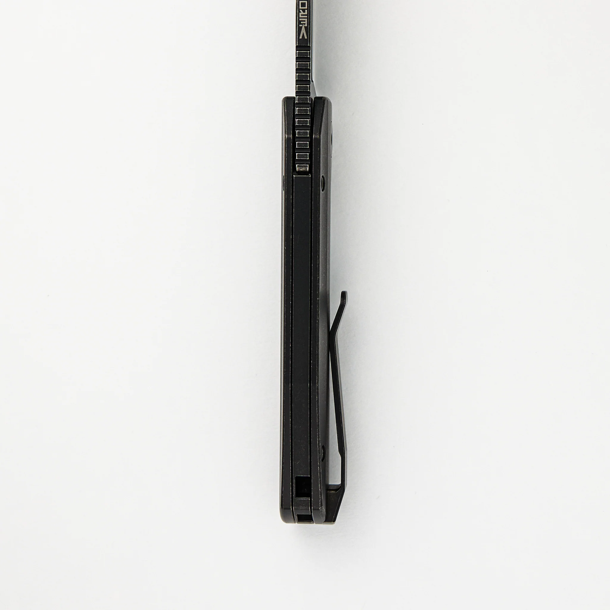 Nova Blackwash Drop Point CPM Magnacut Blade Blackwash Titanium Handle Frame Lock - Image 7