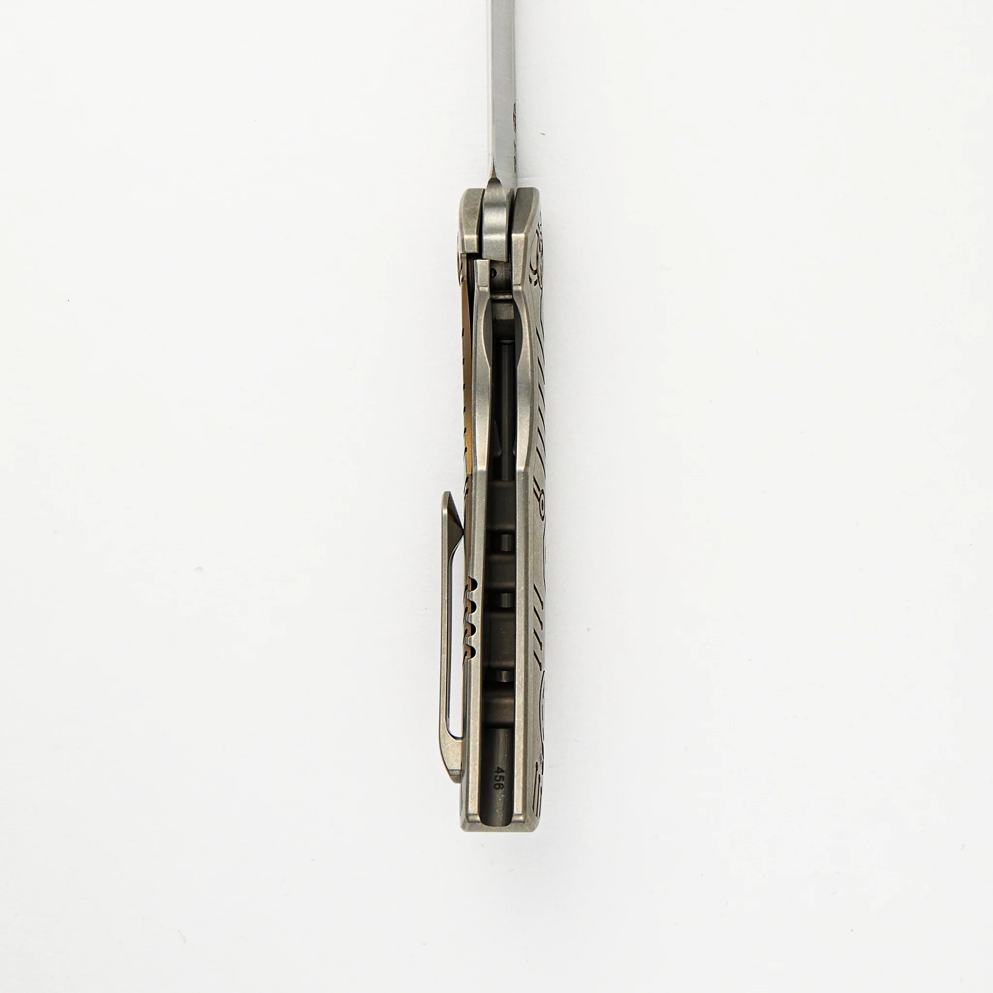 Ferus - M390 - Integral Titanium W/ Bronze Titanium Inlay (John Barker Design) - Image 6