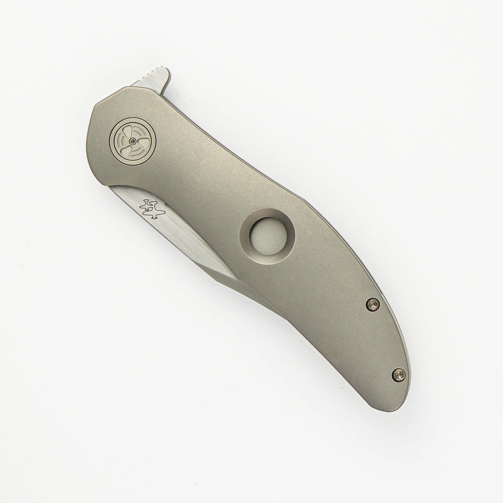 Toro - Mach 3 - Frosted Satin M390 Blade - Titanium Handle (Kevin Foster Design) - Image 3
