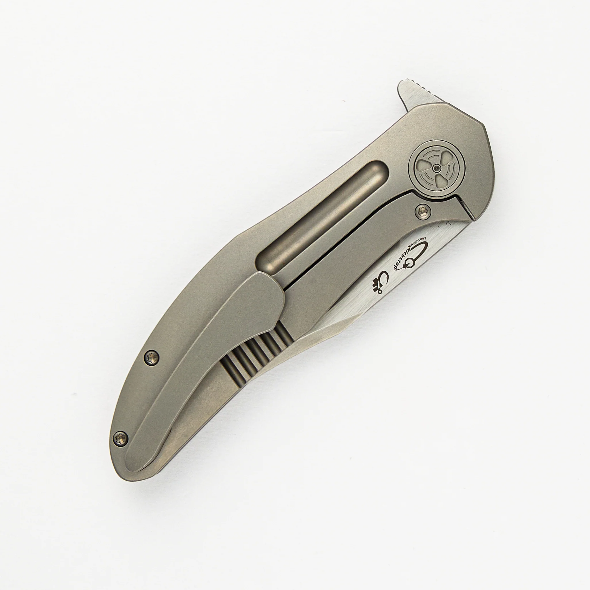 Toro - Mach 3 - Frosted Satin M390 Blade - Titanium Handle (Kevin Foster Design) - Image 4