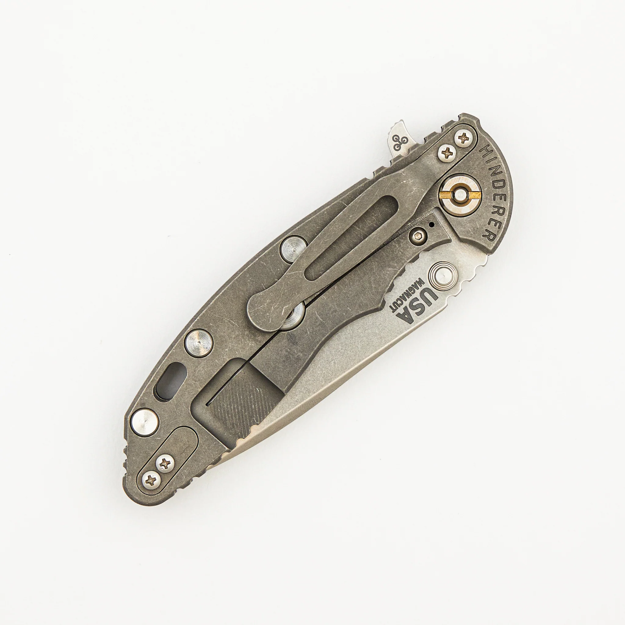 XM-18 3.25" - Spanto Stonewash MagnaCut Blade - Tri-Way - Working Finish - Black G10 - Image 4