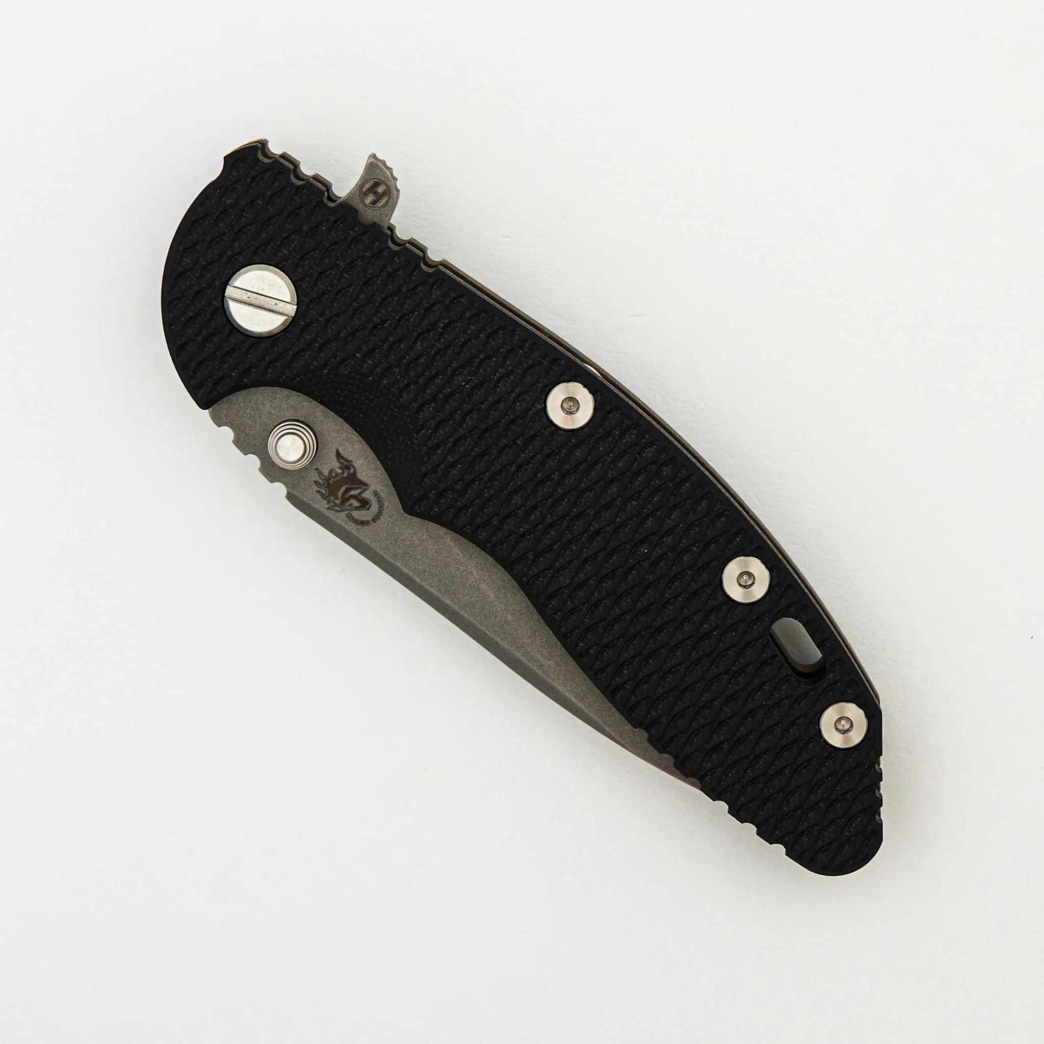 XM-18 3.5″ - 20CV Slicer Hollow Grind - Tri-Way - Battle Bronze - Black G10 - Image 3
