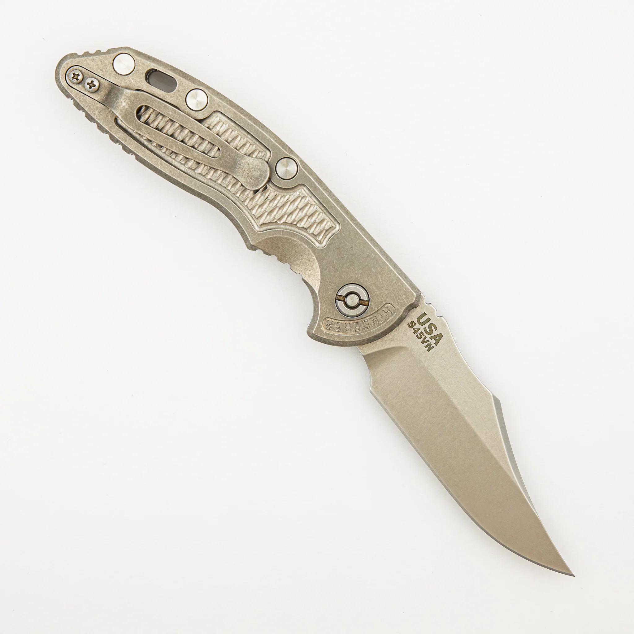 XM-18 3.5″ – Auto – Bowie S45VN Blade – Stonewash - Image 2