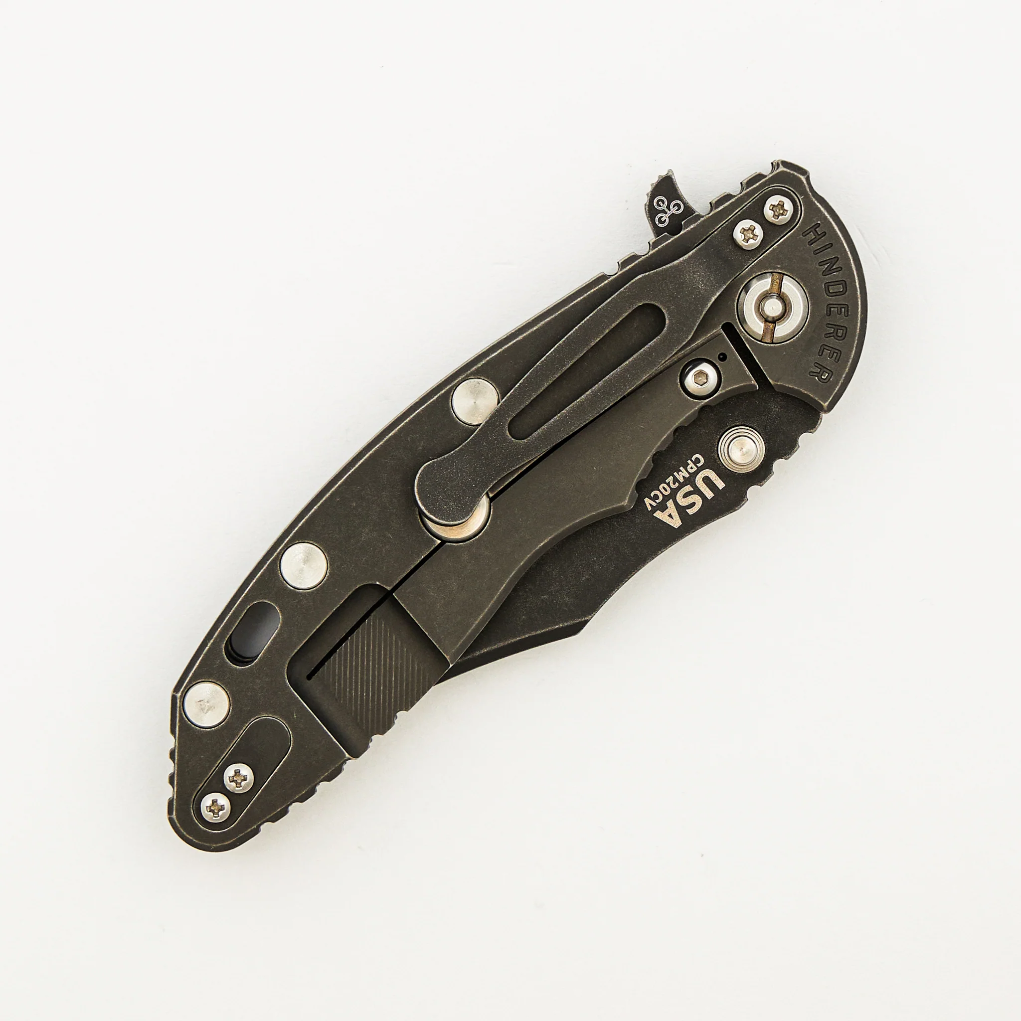 XM-18 3.5" - Bowie - Tri-Way - Battle Black - Dark Green/Black G10 - Image 4