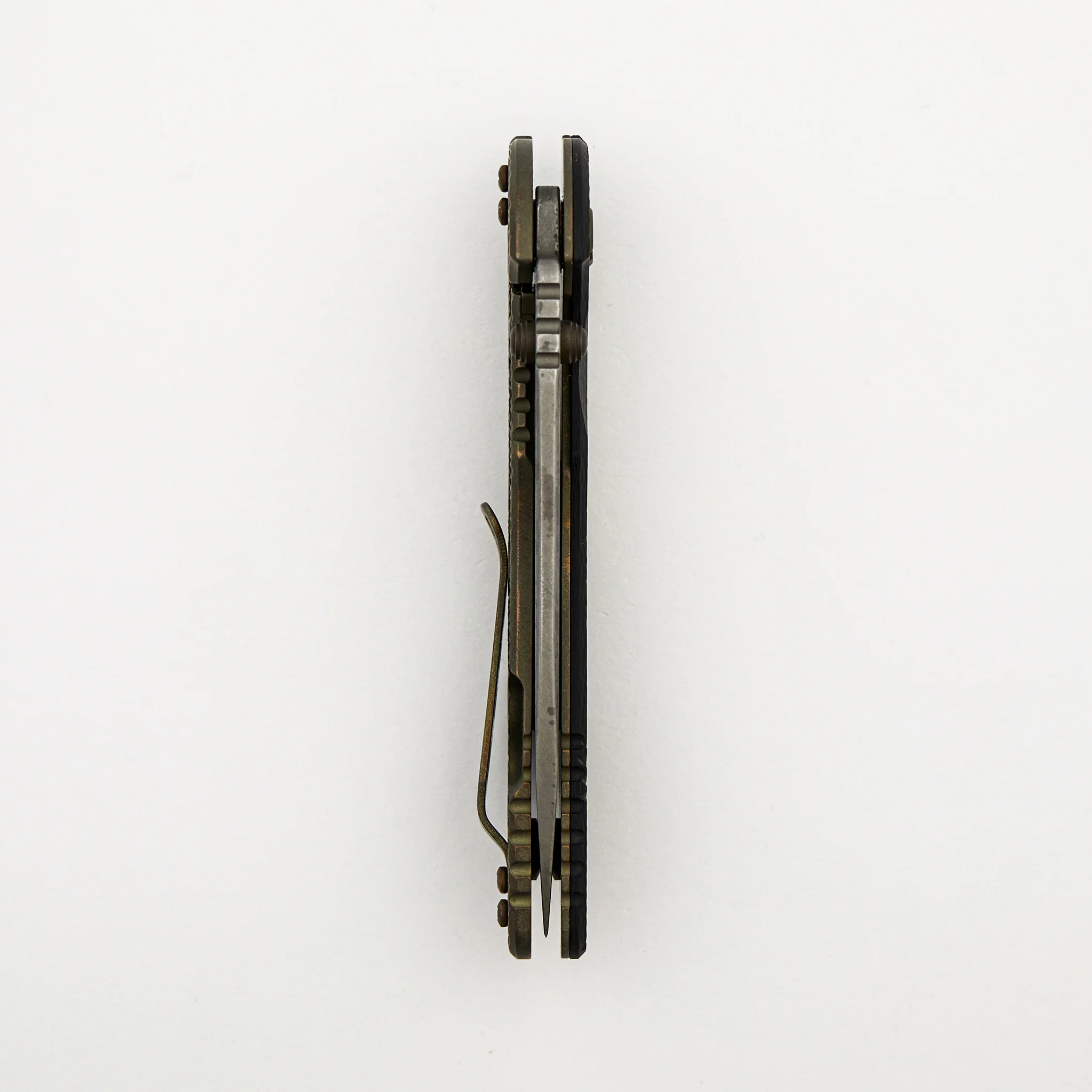 XM-18 3.5" - MagnaCut Skinny Slicer Tri-Way Battle Hound Textured Lockside Textured Carbon Fiber - Image 5