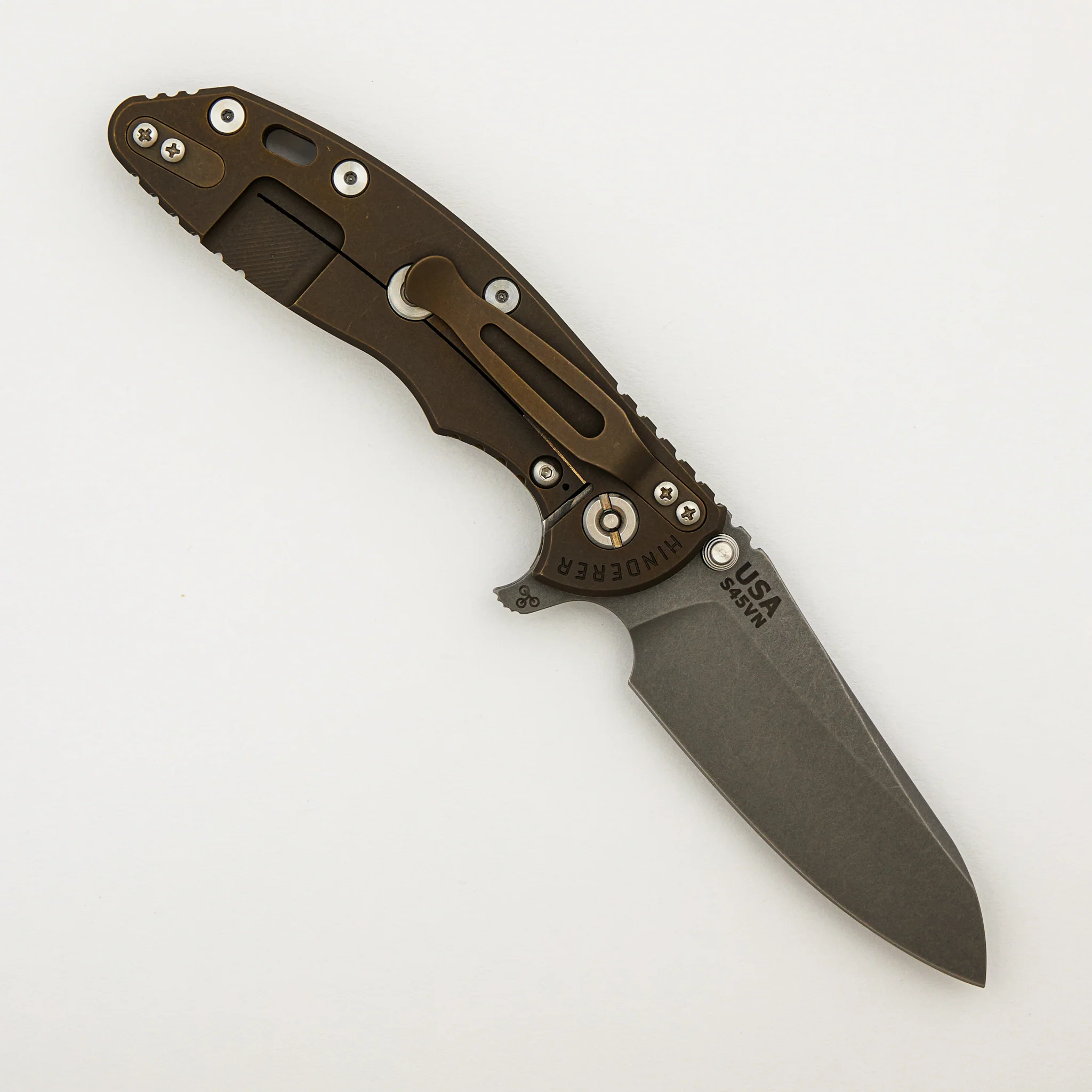 XM-18 3.5″ - S45VN Sheepsfoot - Tri-Way - Battle Bronze - OD Green G10 - Image 2