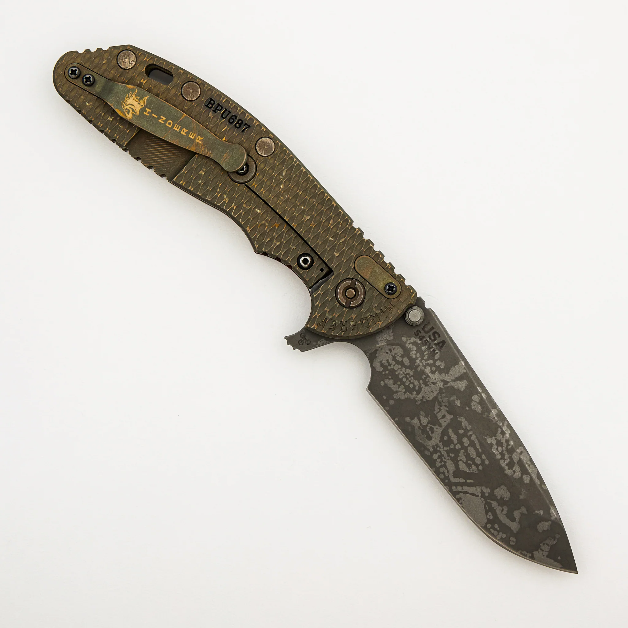 XM-24 4.0" - S45VN Spanto - Tri-Way - BFPU - Textured Lockside - Image 2