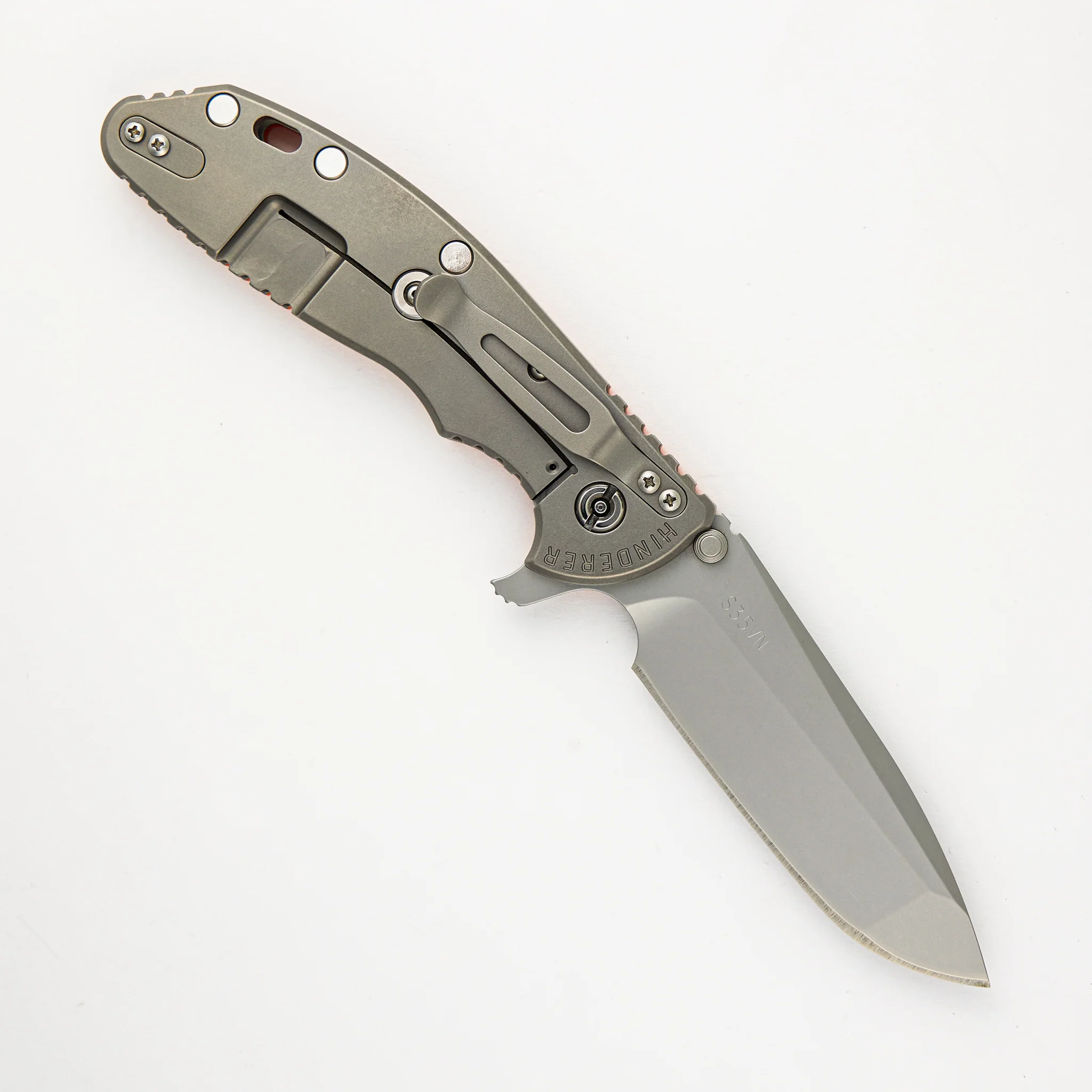 XM-24 - Spanto S35VN Blade - Orange G10 Handle - Image 2