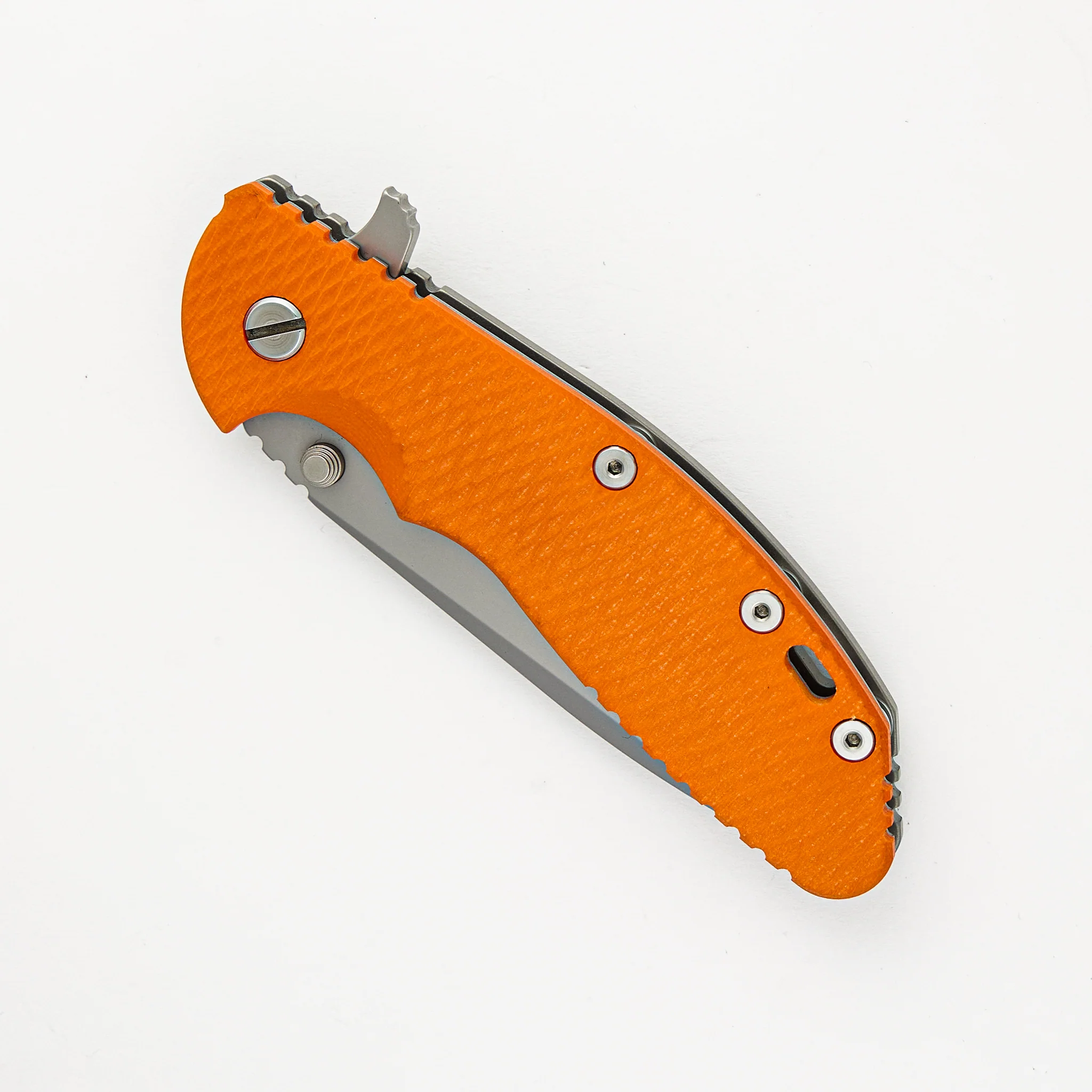 XM-24 - Spanto S35VN Blade - Orange G10 Handle - Image 3