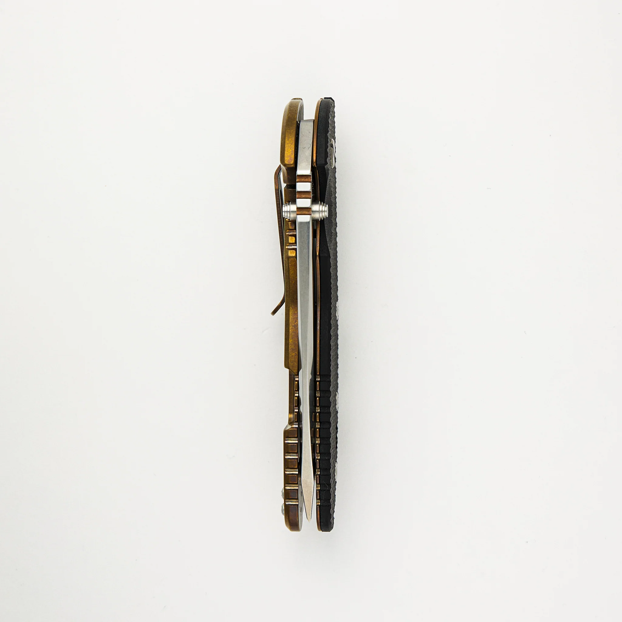 XM-24 - Spearpoint S35VN Blade - Battle Bronze -  Black G10 Handle - Image 5